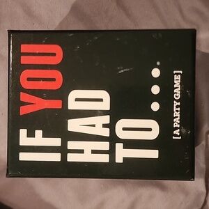 If You Had To Party Game